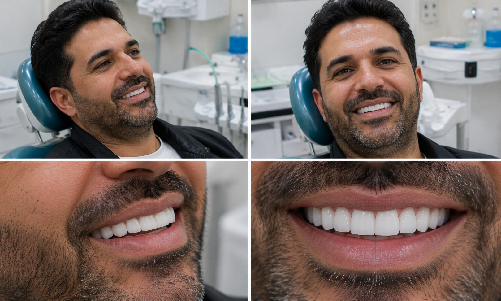 نمونه کار لمینت دندان - طرح لبخند طبیعی و درخشان شماره ۱
